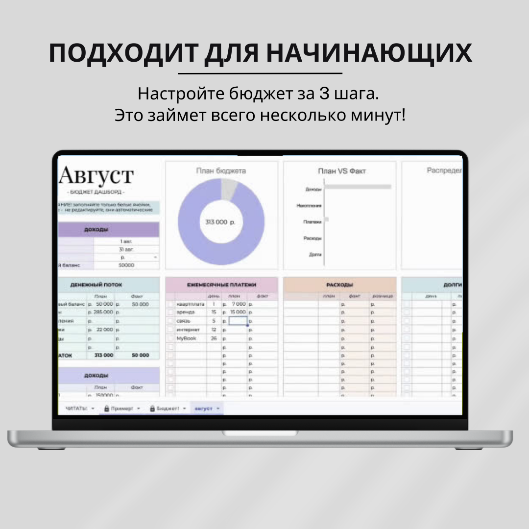 Шаблон бюджета - миниатюра 2